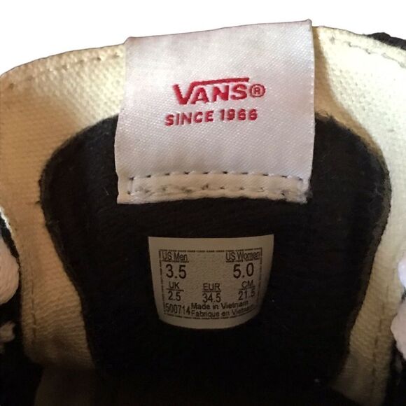 Vans Shoes Woman’s Size 5 Off The Wall High Top Sneakers - Picture 8 of 12